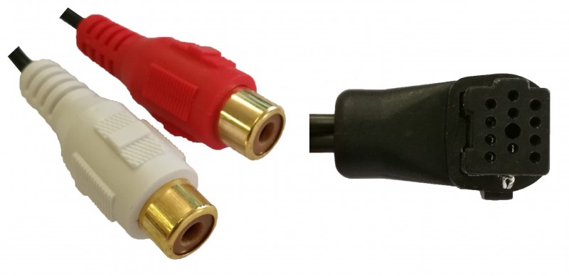 Pioneer IP-Bus To RCA Cable