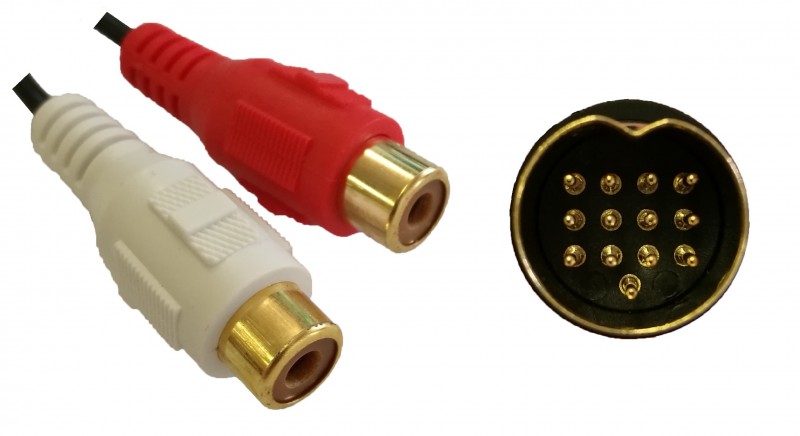 Kenwood 13 PIN To RCA Cable