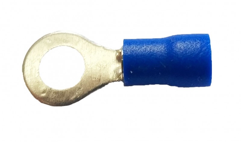 Blue Ring Terminal #10 - 100 PCS