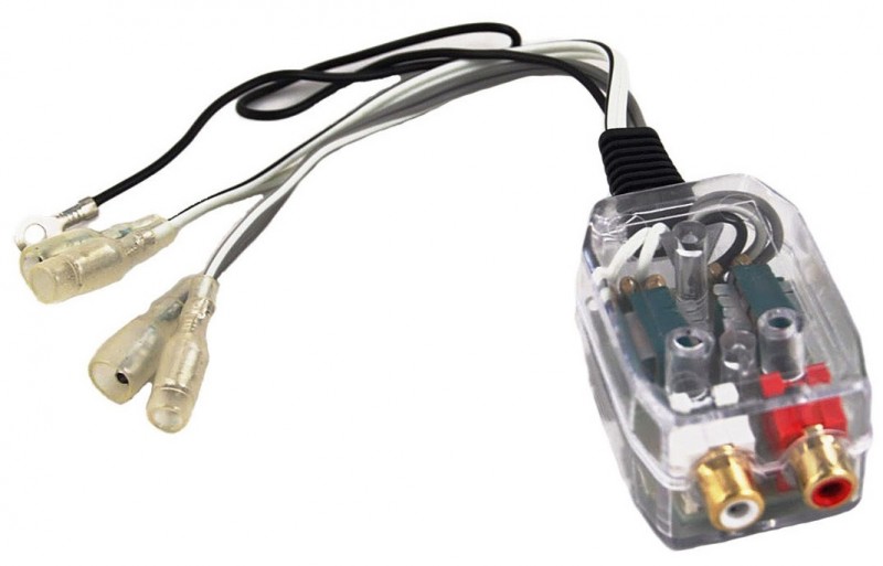 80W 2 Channel Amplifier Line Out Converter