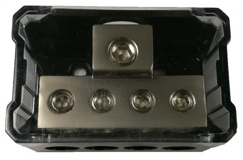 1X4GA In - 4X4GA Out Power Distribution Block