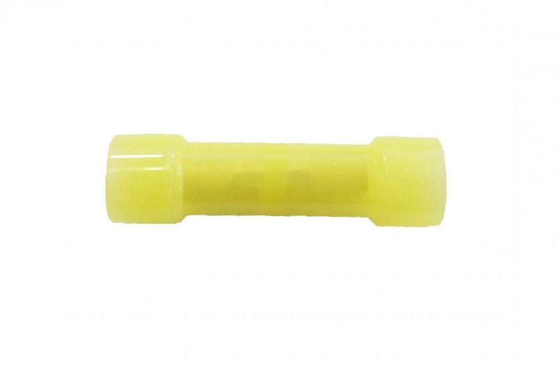 Yellow Nylon Butt Connector - 100 PCS