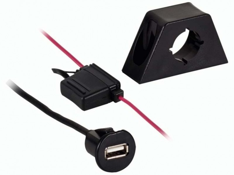 USB Charging Jack + Mount