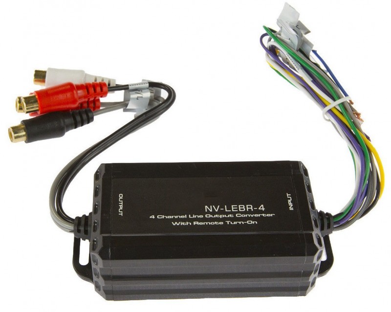 4 Channel Line Output Converter With Remote Turn-On