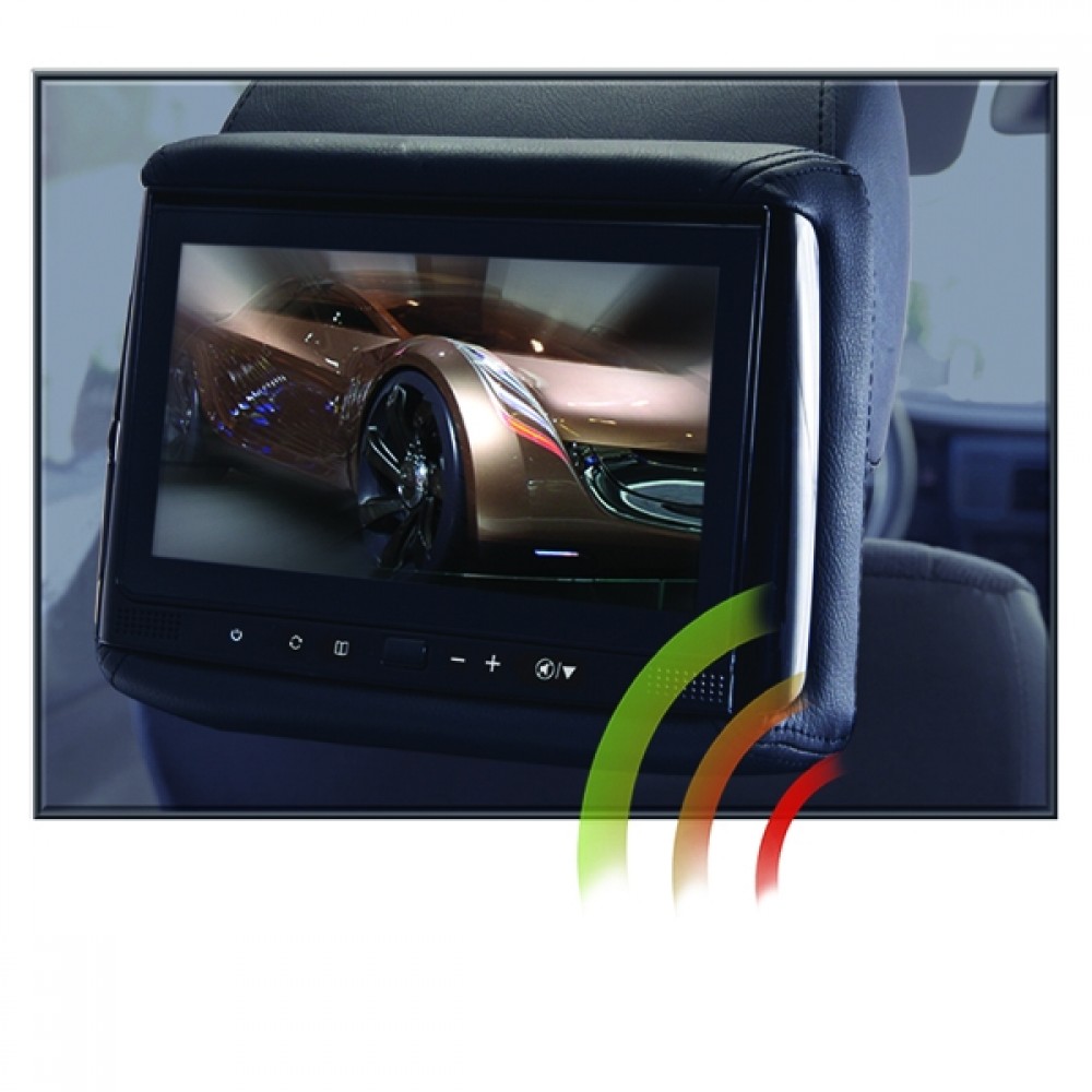 RSS-905M - 9" LCD Headrest w/ Wireless Screencasting