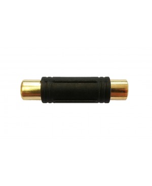 Female To Female Gold Plated RCA Adapter - 24 PCS