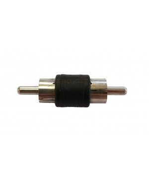 Male To Male Nickle Plated RCA Adapter - 24 PCS