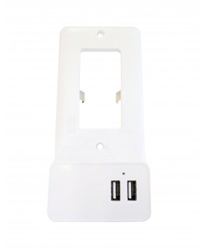 Snap-On Smart Decorator Rocker Plate w/ 2 USB Ports