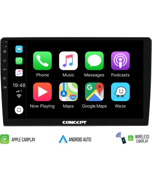 X-80S - 10.1'' Android 9.0 Touchscreen Stereo In-Dash WITH WIRELESS CarPlay (2021)
