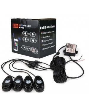 RGB LED Rock Light With Bluetooth Control For Cars & Boats