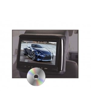 RHD-906D - 9" HD Rear Seat Entertainment w/ Build-in DVD Player Headrest