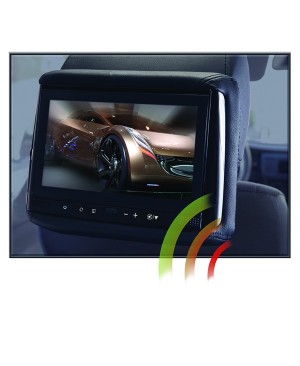 RSS-905M - 9" LCD Headrest w/ Wireless Screencasting