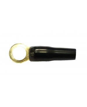 Black 5/16' Hole, 8GA Ring Terminal