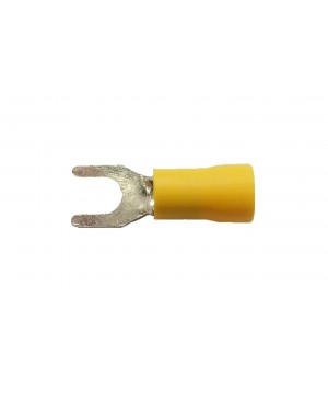 Yellow Spade Connector #10 - 100 PCS